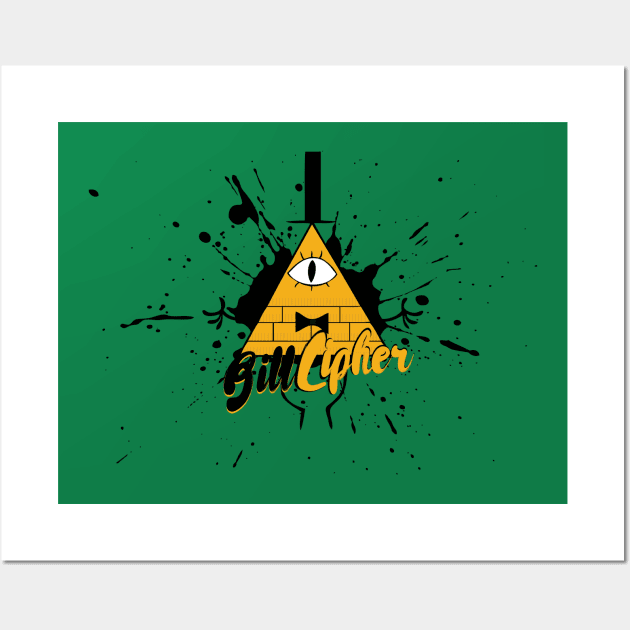 Bill Cipher Wall Art by diegowl